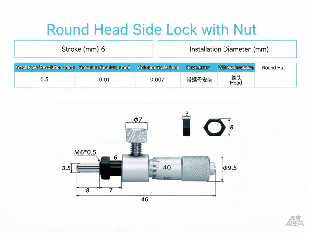 Micrometer, caliper, micrometer head, measuring instrument, measurement