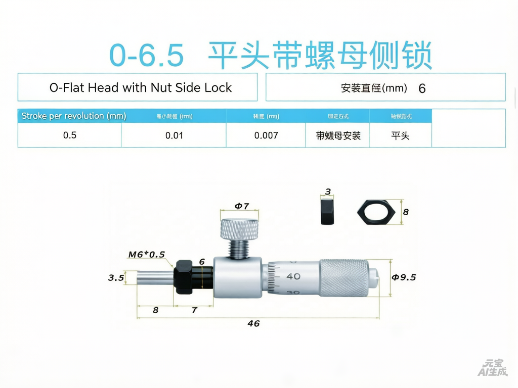 Micrometer, caliper, micrometer head, measuring instrument, measurement