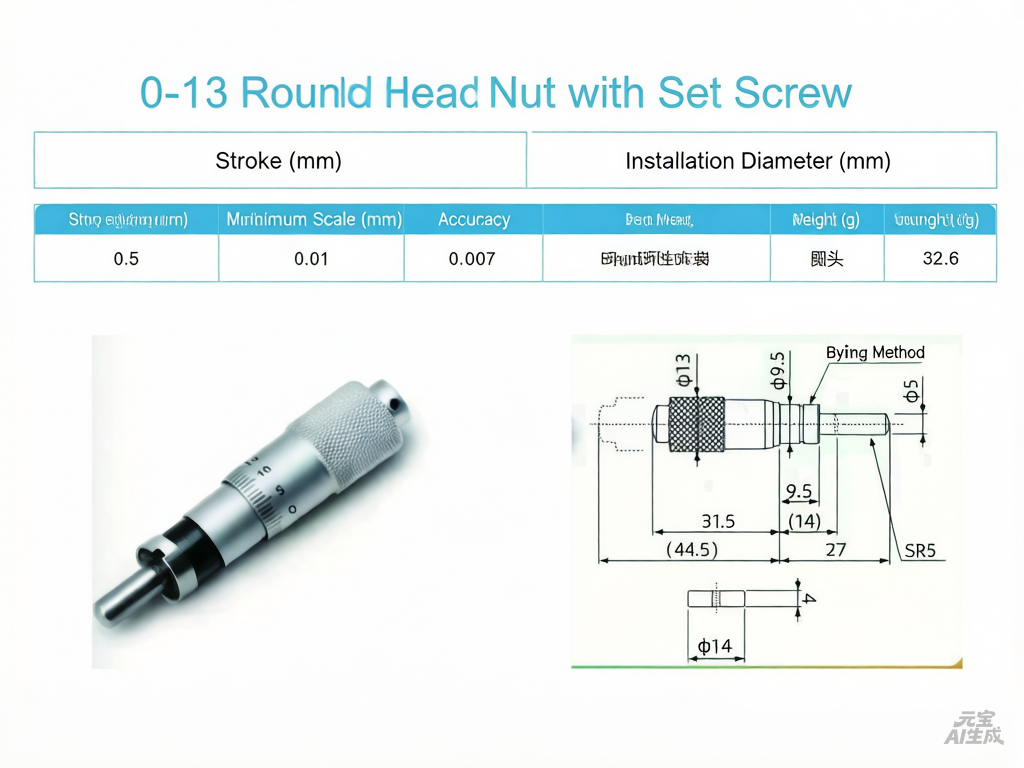 Micrometer, caliper, micrometer head, measuring instrument, measurement