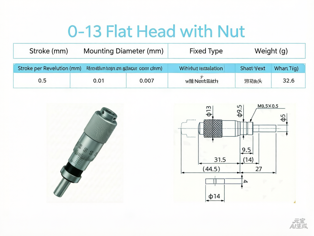 Micrometer, caliper, micrometer head, measuring instrument, measurement