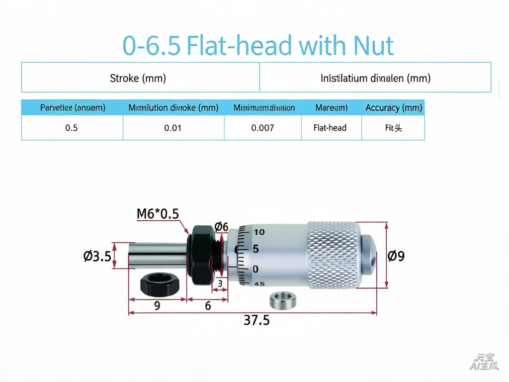 Micrometer, caliper, micrometer head, measuring instrument, measurement