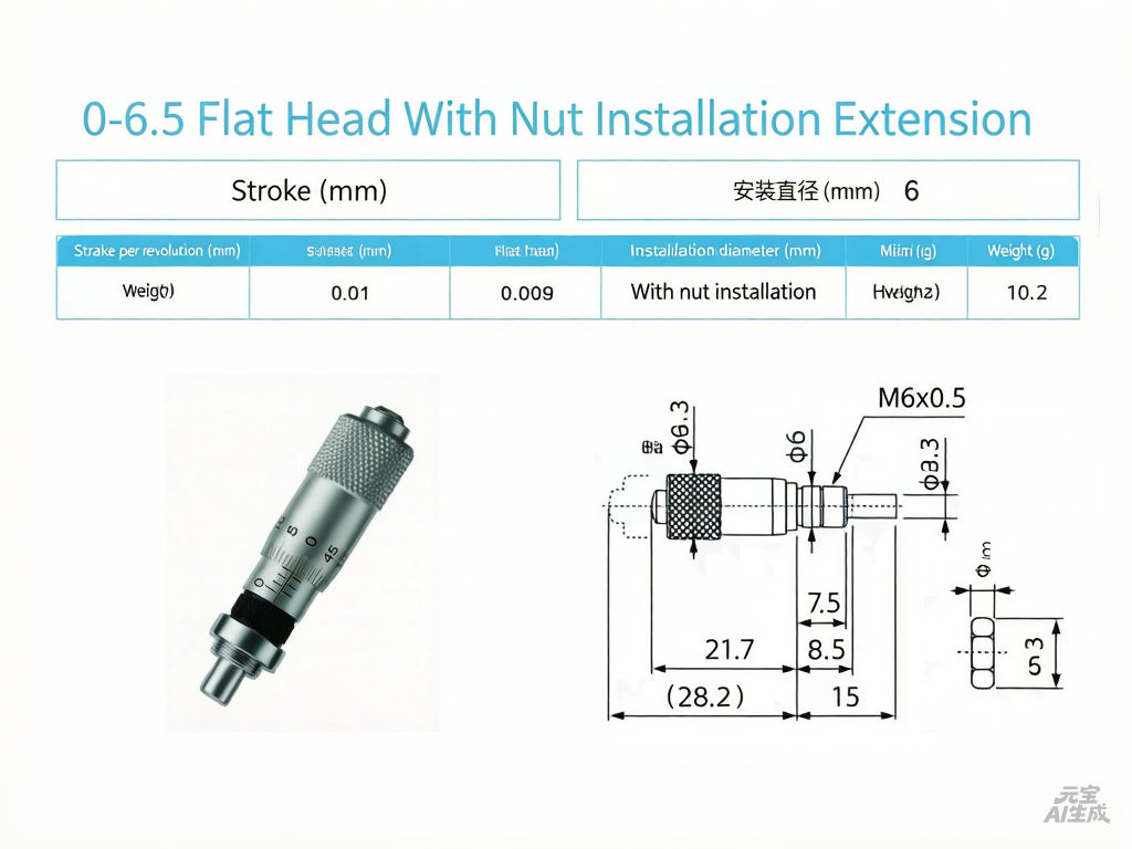 Micrometer, caliper, micrometer head, measuring instrument, measurement
